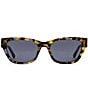 Fossil Women's FOS2163 55mm Rectangle Sunglasses, Color:Havana - Image 2