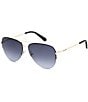 Color:Black - Image 1 - Women's FOS3137 Aviator Sunglasses