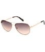 Color:Red Gold - Image 1 - Women's FOS3141GS Aviator Sunglasses