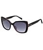 Color:Black - Image 1 - Women's FOS3143S Square Sunglasses