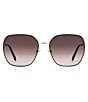 Fossil Women's FOS3174 59mm Square Sunglasses, Color:Raspberry - Image 2