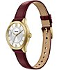 Fossil Women's Gilmore Quartz Three-Hand Red Leather Strap Watch - Image 2