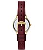 Fossil Women's Gilmore Quartz Three-Hand Red Leather Strap Watch - Image 3