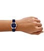Fossil Women's Gilmore Three-Hand Leather Strap Watch, Color:Navy - Image 4
