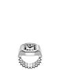 Fossil Women's Harlow Quartz Two-Hand Stainless Steel Watch Ring - Image 2