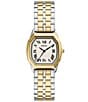 Fossil Women's Harlow Three-Hand Stainless Steel Bracelet Watch, Color:Two Tone - Image 1