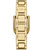 Color:Gold - Image 3 - Women's Harwell Three-Hand Date Gold Tone Stainless Steel Bracelet Watch