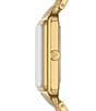 Color:Gold - Image 2 - Women's Raquel Three-Hand Date Gold-Tone Stainless Steel Bracelet Watch