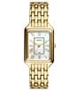 Color:Gold - Image 1 - Women's Raquel Three-Hand Date Gold-Tone Stainless Steel Watch