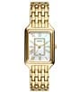 Fossil Women's Raquel Three-Hand Date Gold-Tone Stainless Steel Watch ...