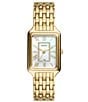 Fossil Women's Raquel Three-Hand Date Two Tone Stainless Steel Bracelet Watch, Color:Gold - Image 1
