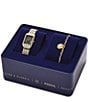 Fossil Women's Raquel Three-Hand Two-Tone Stainless Steel Bracelet Watch and Bracelet Set, Color:Two Tone - Image 2