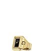 Fossil Women's Raquel Two-Hand Stone Stainless Steel Ring Watch - Image 1