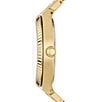 Color:Gold - Image 2 - Women's Scarlette Three-Hand Gold Stainless Steel Bracelet Watch