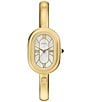Fossil Women's Sloan Three-Hand Analog Stainless Steel Bangle Watch, Color:Gold - Image 1