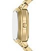 Fossil x Nick Jonas Machine Luxe Automatic Stainless Steel Bracelet Watch, Color:Gold - Image 2