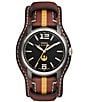 Color:Brown - Image 1 - x Star Wars Unisex Limited Edition Han Solo Analog Brown Leather Strap Watch