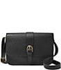 Fossil Zoey Large Magnetic Buckle Crossbody Bag, Color:Black - Image 1