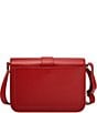 Fossil Zoey Medium Flap Crossbody Bag, Color:Garnet - Image 2