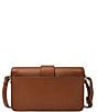 Color:Brown - Image 2 - Zoey Small Magnetic Buckle Crossbody Bag
