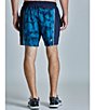Color:Blue Marble - Image 2 - Bolt 7#double; Inseam Stretch Training Shorts
