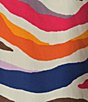 Color:Multi - Image 4 - Multicolor Zebra Print Long Sleeve Button-Front Boyfriend Shirt