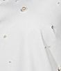 Foxcroft Plus Size Jodie Pearl Rhinestone Point Collar Long Sleeve Button Front Shirt - Image 4