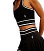 FP Movement Advantage Stretch Texture Halter Neck A-Line 2-Piece Skirt Set - Image 5