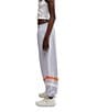 Free People FP Movement All Star Logo Mid-Rise Slouchy Cinched Hem Sweatpants, Color:Steel Sport - Image 2