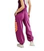 Free People FP Movement Coordinating All Star Mid Rise Slouchy Oversized Sweatpants, Color:Mulberry Combo - Image 2