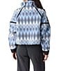 FP Movement Argyle Printed Mountain High 1/2 Zip High Neck Long Sleeve Fleece Pullover - Image 2