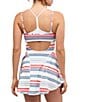 FP Movement Baseline Stripe Printed Square Neck Sleeveless A-Line Mini Dress - Image 2