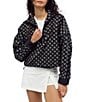 FP Movement Birdseye Printed Mountain High 1/2 Zip High Neck Long Sleeve Fleece Pullover - Image 1