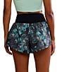 Free People FP Movement Carpe Diem Floral Print Shorts, Color:Midnight Floral Combo - Image 2