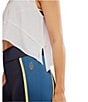 Free People FP Movement Crew Neckline Curved Hem Tempo Tank, Color:White - Image 4