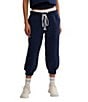 Free People FP Movement Flutter Cropped Joggers, Color:Midnight Navy - Image 1