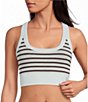 FP Movement Go To Stripe Scoop Neck Raceback Sport Bra - Image 1