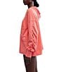 Free People FP Movement Hot Shot Hooded Layer Coddy Long Sleeve Pullover, Color:Hibiscus - Image 3