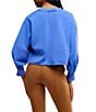 Free People FP Movement Inspire Layer Crew Neckline Long Sleeve Pullover, Color:Purple Pulse - Image 2
