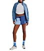 Free People FP Movement Invigorate Color Block Pull-On Shorts, Color:Blue Indigo - Image 4