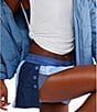 Free People FP Movement Invigorate Color Block Pull-On Shorts, Color:Blue Indigo - Image 6