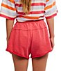 FP Movement Knockout Mid Rise Split Hem French Terry Shorts - Image 2
