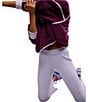 Free People FP Movement Mountain High Half Zip Jacket, Color:Black Cherry Combo - Image 5