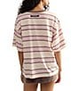 FP Movement Multi Stripe Tackle Crew Neck Short Sleeve Tee - Image 2
