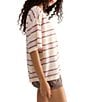 FP Movement Multi Stripe Tackle Crew Neck Short Sleeve Tee - Image 3
