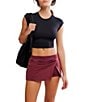 FP Movement Never Better Crew Neck Cap Sleeve Cropped Tee - Image 1
