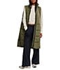 Free People FP Movement On The Move Packable Puffer Sleeveless Knee Length Vest, Color:Seagrass - Image 1