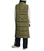 Free People FP Movement On The Move Packable Puffer Sleeveless Knee Length Vest, Color:Seagrass - Image 2