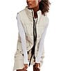 Free People FP Movement On The Move Packable Puffer Sleeveless Knee Length Vest, Color:Muted Beige - Image 5