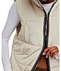 Free People FP Movement On The Move Packable Puffer Sleeveless Knee Length Vest, Color:Muted Beige - Image 6